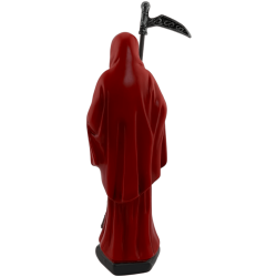 Figura Resina Santa Muerte Roja 15cm.