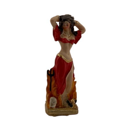 Pomba Gira Resin Figure 5cm in can