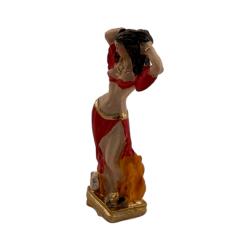 Figurine en résine Pomba Gira de 5 cm en boîte