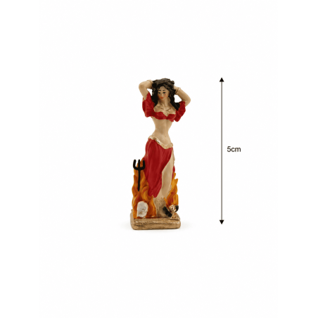 Pomba Gira Resinfigur 5 cm i burk