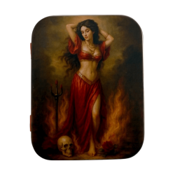 Pomba Gira Resin Figure 5cm in can