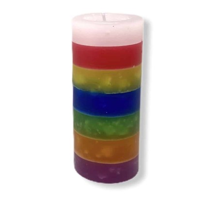 Sieben-Kräfte-Kerze – Kerzen und Aromen – Ätherische Öle – 14 x 6 cm