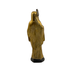 Figura Resina Santa Mort Daurada 5cm de llauna