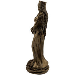 Figura Resina Diosa de la Fortuna 15cm base redonda