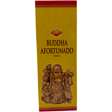 Kadzidełka SAC Lucky Buddha – Opakowanie 6 sześciokątnych opakowań po 20 patyczków, 120 kadzidełek