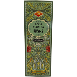 SAC Incense Florida Water White Sage - Box of 6 hexagonal packs of 20 sticks each, 120 incense sticks