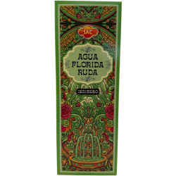Encens SAC Florida Water Rue - Boîte de 6 paquets hexagonaux de 20 bâtonnets chacun, soit 120 bâtonnets d'encens