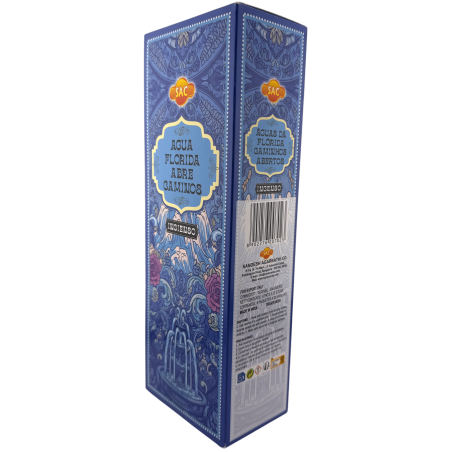 SAC Florida Water Incense Opens Paths - Box of 6 hexagonal packs of 20 sticks each, 120 incense sticks