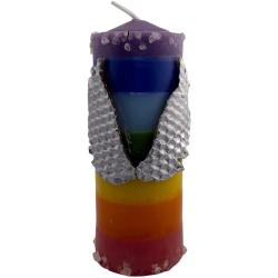 Specjalna świeca konsekrowana ezoteryczna 7 Archaniołów Wszystkie końce 14x6 cm