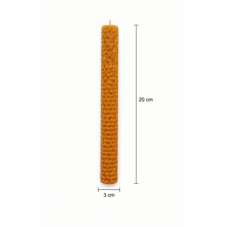 Honungs- och saltljus - 100% äkta bivax - Rening, absorption av negativa energier och balans