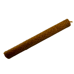 Lumânare cu miere și Palo Santo - 100% ceară de albine autentică - Atrage energii pozitive, purificare profundă, pace, bunăstare