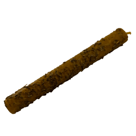 Candela al miele e lavanda - 100% cera d'api autentica - Pace, serenità, guarigione e armonizzazione.