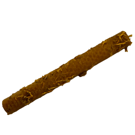 Vela de Mel com Calêndula - 100% Cera de Abelha Genuína - Alegria, Sucesso, Desbloqueio, Elevação...