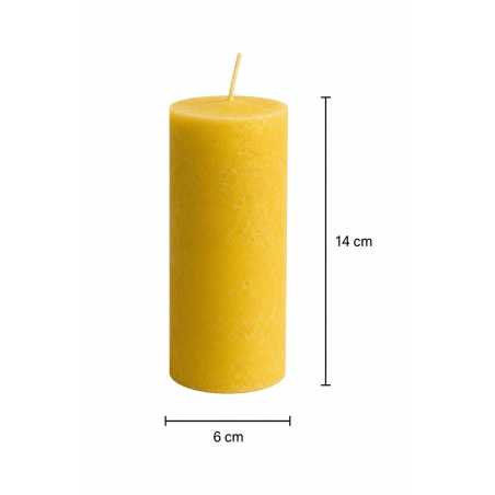 Kräuterschwefelkerze – Esoterische Kerze 14 x 6 cm – Reinigt von negativen Gedanken und Gefühlen