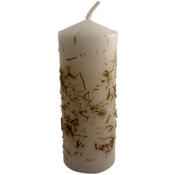 Candela alle erbe di San Benedetto - Candela esoterica 14x6cm - Protezione contro le maledizioni