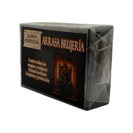 Jabón Esotérico Arrasa Brujería 120gr. - Contra todas las magias, conjuros y hechizos, limpieza, protección..
