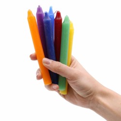 Conjunto de 7 velas - 7 Chakras - Velas mágicas  - 7