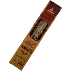 Incienso Orgánico Ámbar AROMA Nature - 8 varillas 1h duración