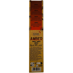 AROMA Nature Organisk Bärnstensrökelselåda - 12 askar med 8 tjocka pinnar