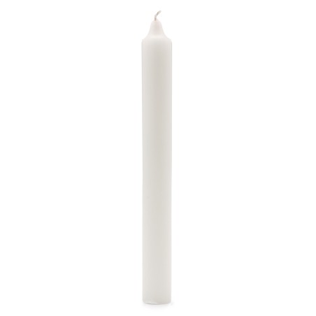 Velas a Granel de Color Sólido - Blanco Rústico - Paquete de 10  - 4