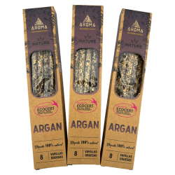 Confezione da 3 incensi biologici all'argan...