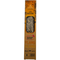 Incenso AROMA Nature Organic Ylang Ylang - 8 varetas, duração de 1 hora