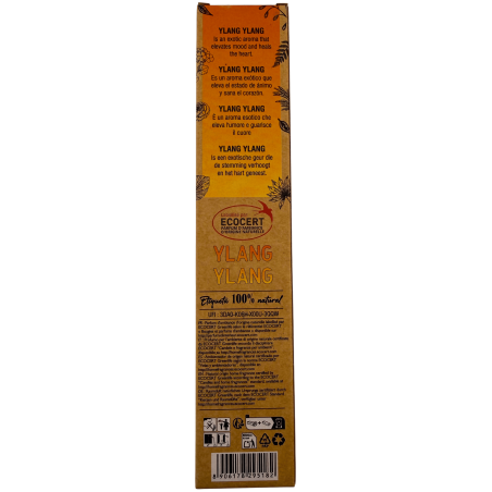 Pack 3x Encens Orgànic Ylang Ylang AROMA Nature - 8 varetes 1h durada