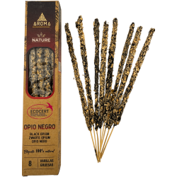 AROMA Nature Incenso all'oppio nero biologico -...