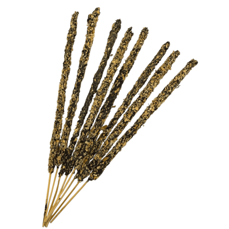 AROMA Nature Organisk Svart Opium Rökelselåda - 12 askar med 8 tjocka pinnar