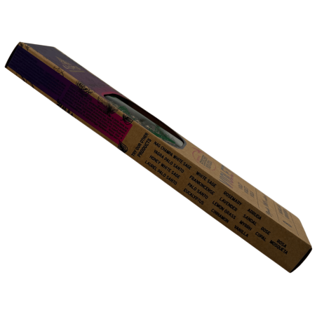 Tămâie organică AROMA Nature cu violet - 8 bețișoare, durată 1 oră