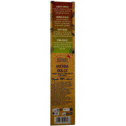 Incenso de capim-limão orgânico AROMA Nature - 8 varetas, duração de 1 hora