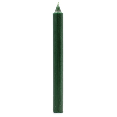 Velas a Granel de Color Sólido - Verde Acebo Rústico - Paquete de 10  - 4