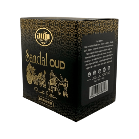 Incenso arabo, bakhoor, sandalo, oud, fragranze AUM Private Edition - 40 g