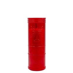 Church Candle Red Candle 17.5x6cm - 160gr - 2 days
