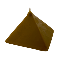 Bougie Pyramide au Miel 10x10x7 - Bougie...