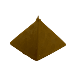 Vela de Mel em Pirâmide 10x10x7 - Vela Esotérica