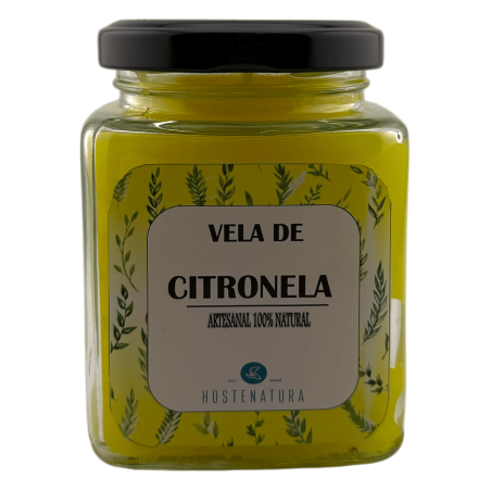 Citronella sojaljus i glasburk 7x8cm - Naturligt myggmedel