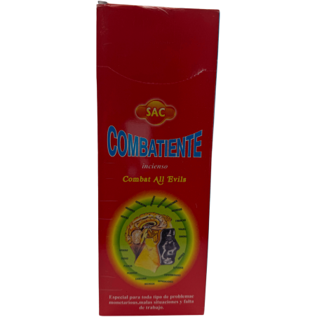 SAC Fighter Incense - Box of 6 hexagonal packs of 20 sticks each, 120 incense sticks