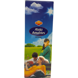 Encens SAC Aleja Lovers - Boîte de 6 paquets hexagonaux de 20 bâtonnets chacun, soit 120 bâtonnets d'encens