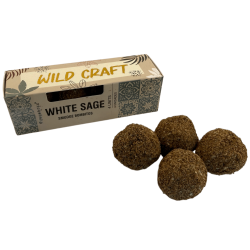 Bombitas de Incienso Salvia Blanca Wild Craft Golden Nag Vijayshree - 4 bombitas