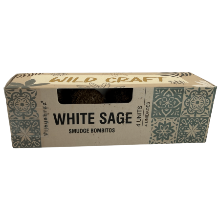Bombe de tămâie Wild Craft Golden Nag Vijayshree White Sage - 4 bombe