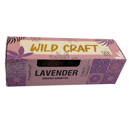 Bombitas de Incienso Lavanda Wild Craft Golden Nag Vijayshree - 4 bombitas