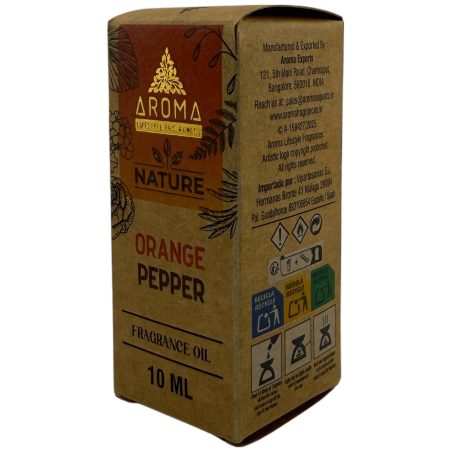 Sinaasappel-peper geurolie, aroma, geurstoffen, 10 ml.