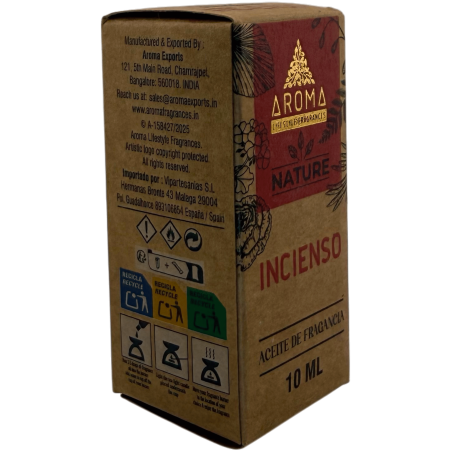 Aceite de Fragancia Incienso Aroma Fragrances 10ml.
