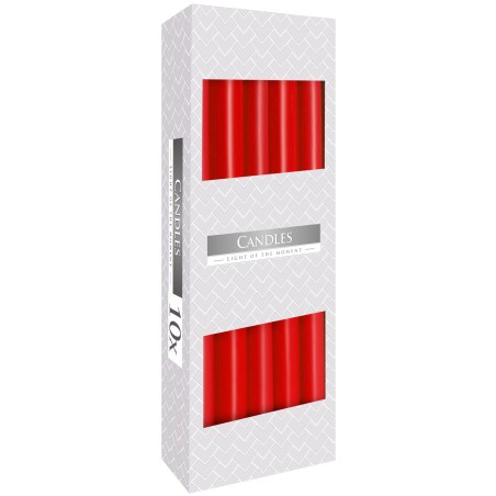 Velas Cónicas - Roja - Precio por unidad de vela  - 2