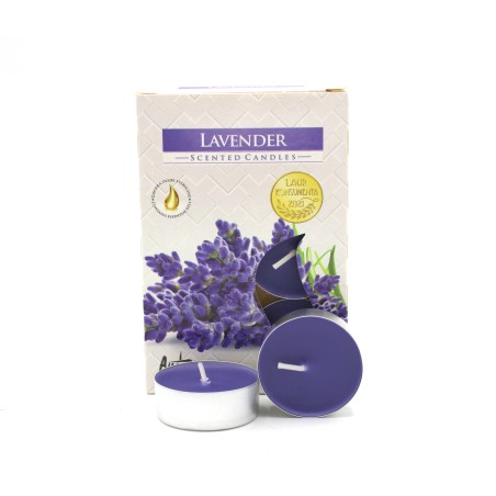 Set de 6 Velas de Té Perfumadas - Lavanda  - 1
