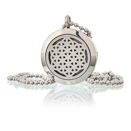 Collar difusor de aromaterapia 25mm - Flor de la Vida  - 4
