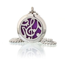 Collar difusor de aromaterapia 25mm - Nota musical  - 1