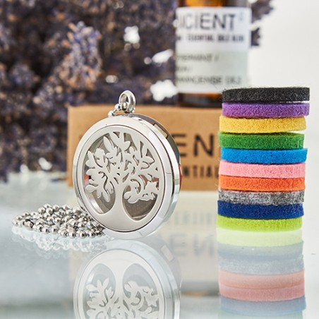 Collar difusor de aromaterapia 30mm - Árbol de la vida  - 4