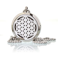 Collar difusor de aromaterapia 30mm - Flor de la Vida  - 4